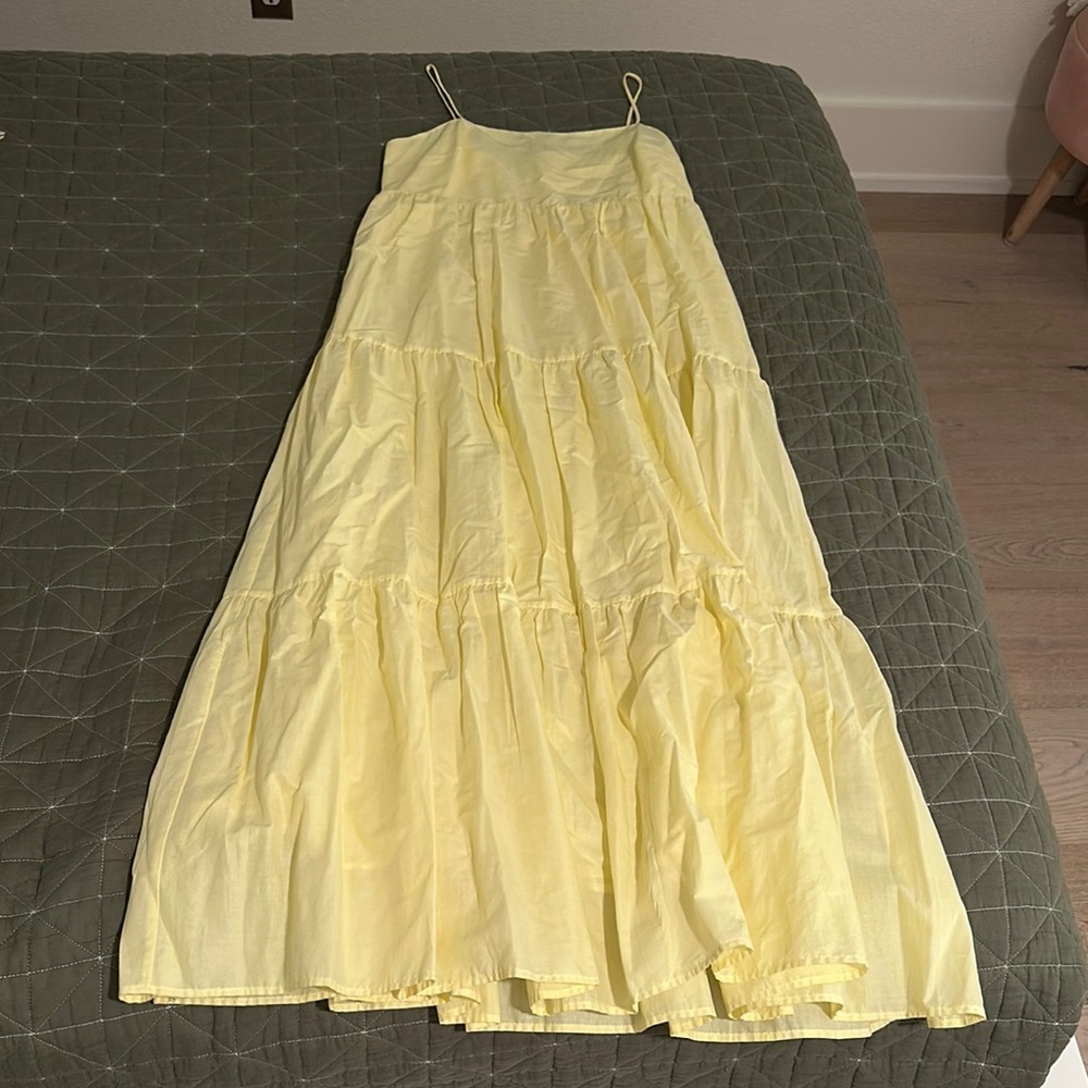 Zara Yellow Maxi Dress